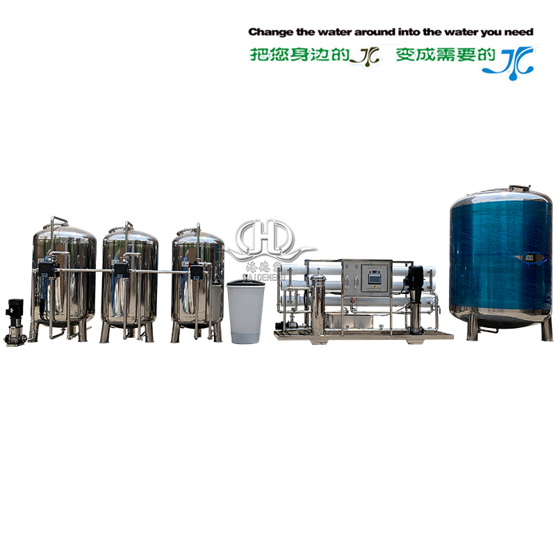 HDNRO-6000型帶軟化反滲透純水設備帶大水箱