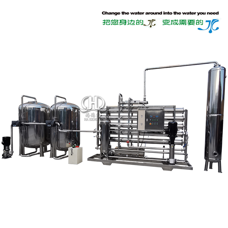 HDNRO-15000型全自動反滲透純水系統（帶臭氧混合塔不銹鋼膜殼）