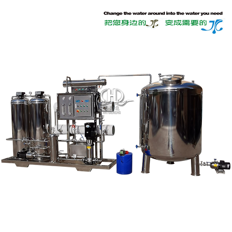 2噸全自動(dòng)反滲透純水系統(tǒng)帶紫外線