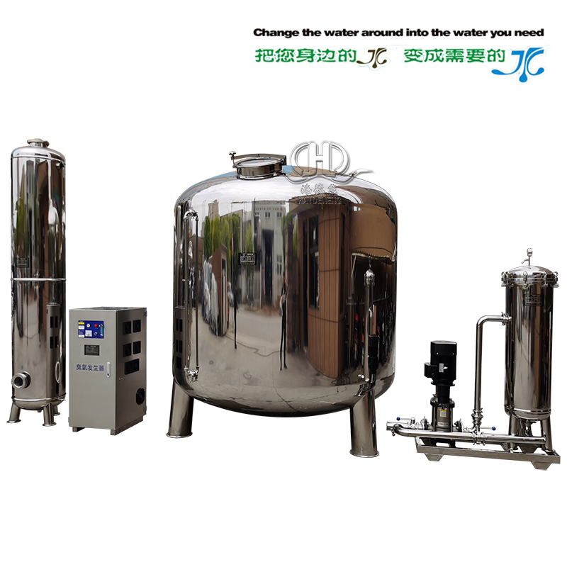 HDN-臭氧混合塔+臭氧滅菌器+無菌水箱+鈦棒過濾器